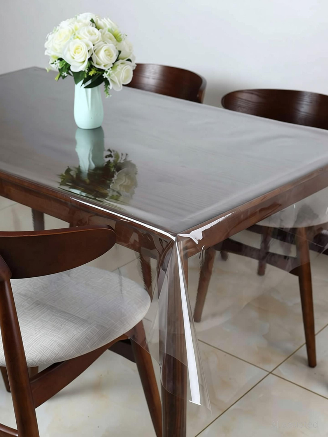 Image of Flipkart SmartBuy PVC 6 Seater Solid Table Cover