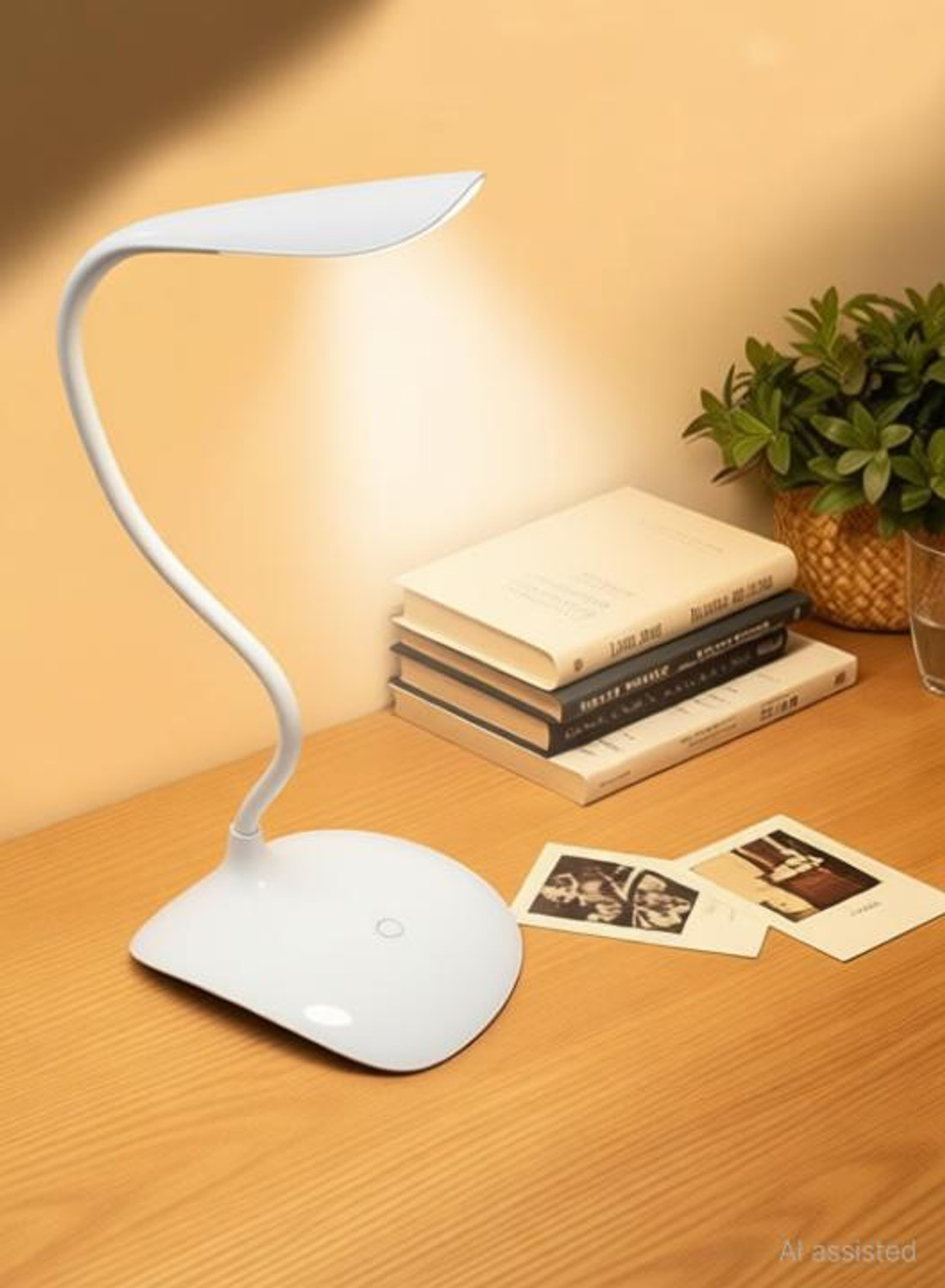 Image of LOPAZ USB LED Desk Lamp Table Light 3 Level of Brightness Flexible Neck Table Lamp Table Lamp