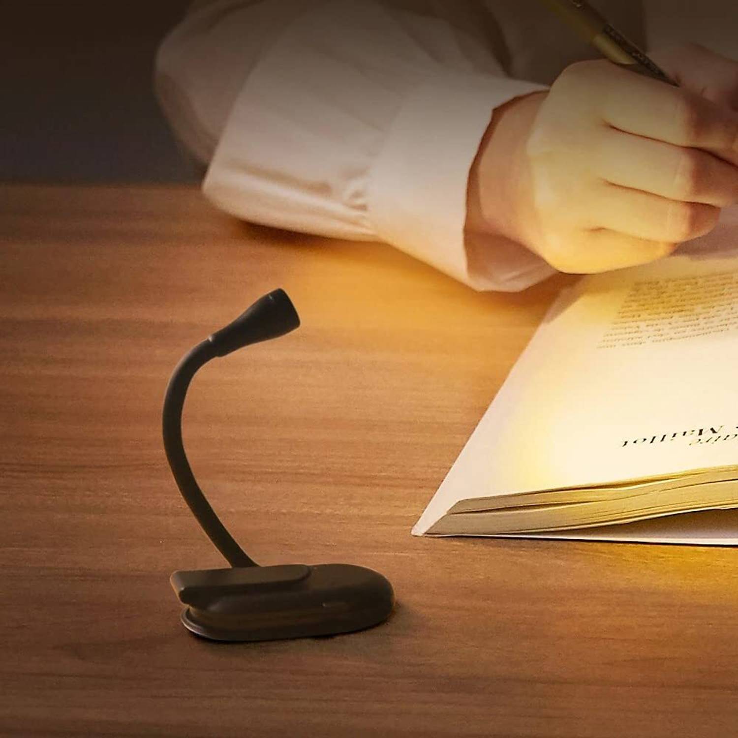 Beatrip Night Reading Lamp Light for Book Reading in Bed with Clip on Portable Night Lamp