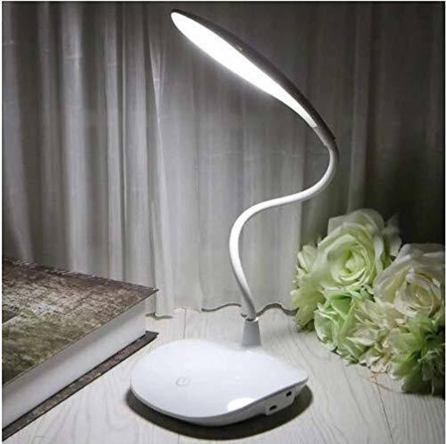 BHAJANLAL GREENERY Led Table Lamp with touch sensor Emergency Table Lamp (pack of 1)_L216 Study Lamp