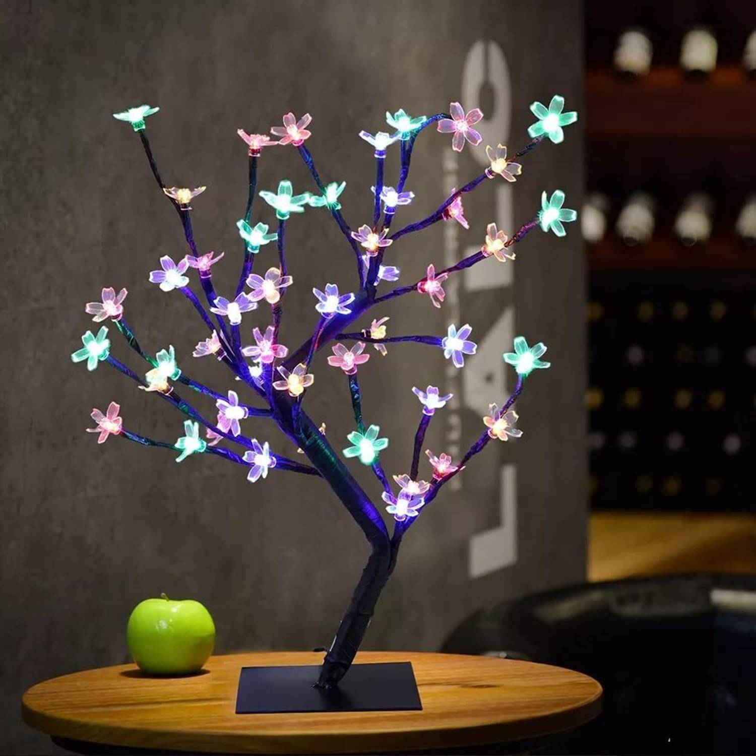ATULUX 24 LEDs Cherry Blossom Twig Tree Lamp with Touch Sensor, U
