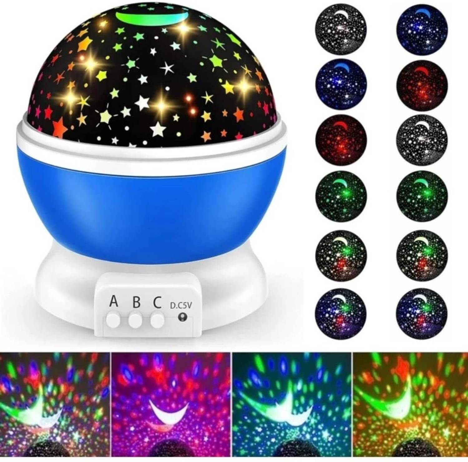 DazzelFlex Romantic sky Star Master light kids children baby Slee
