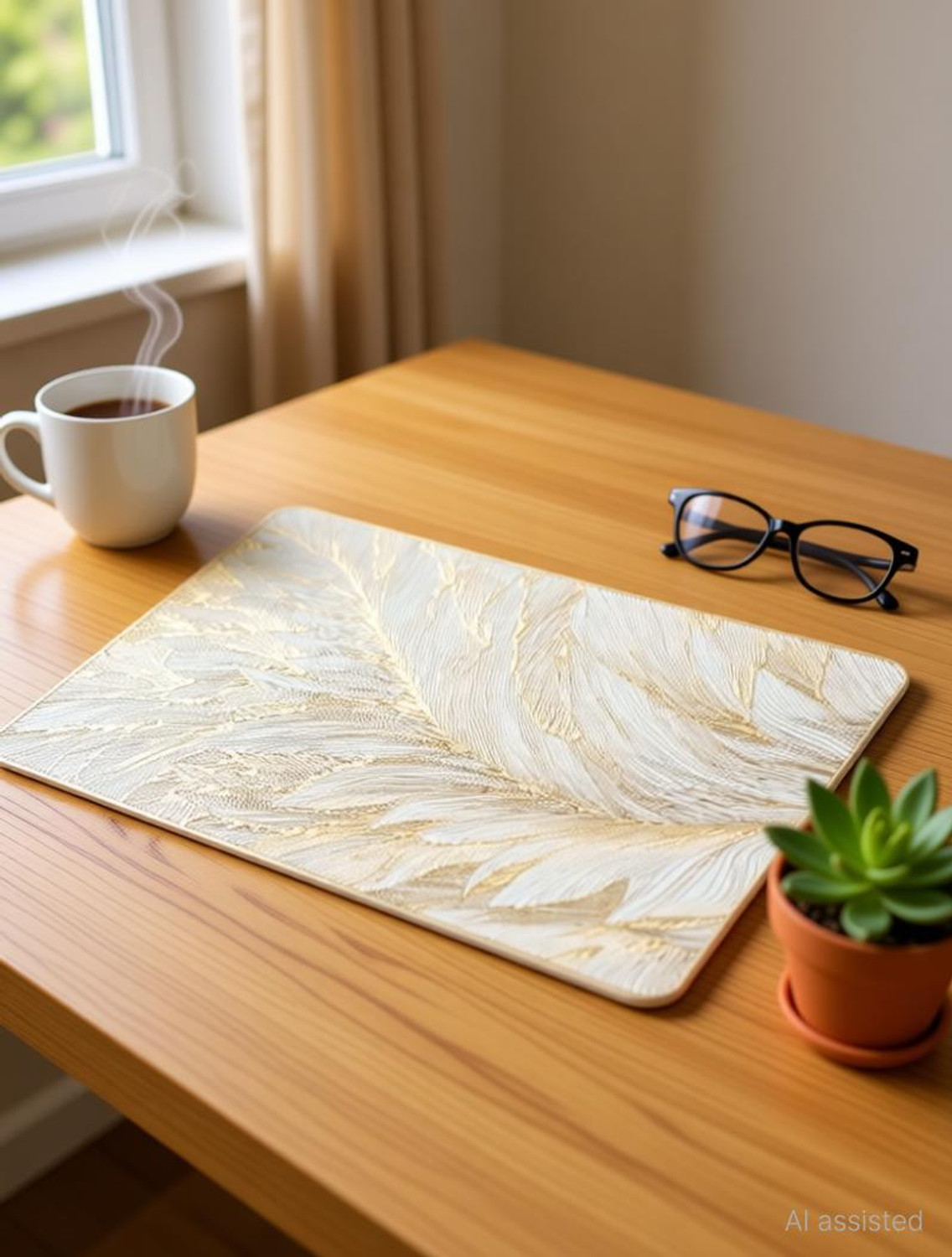 Image of Castle Decor Rectangular Pack of 4 Table Placemat