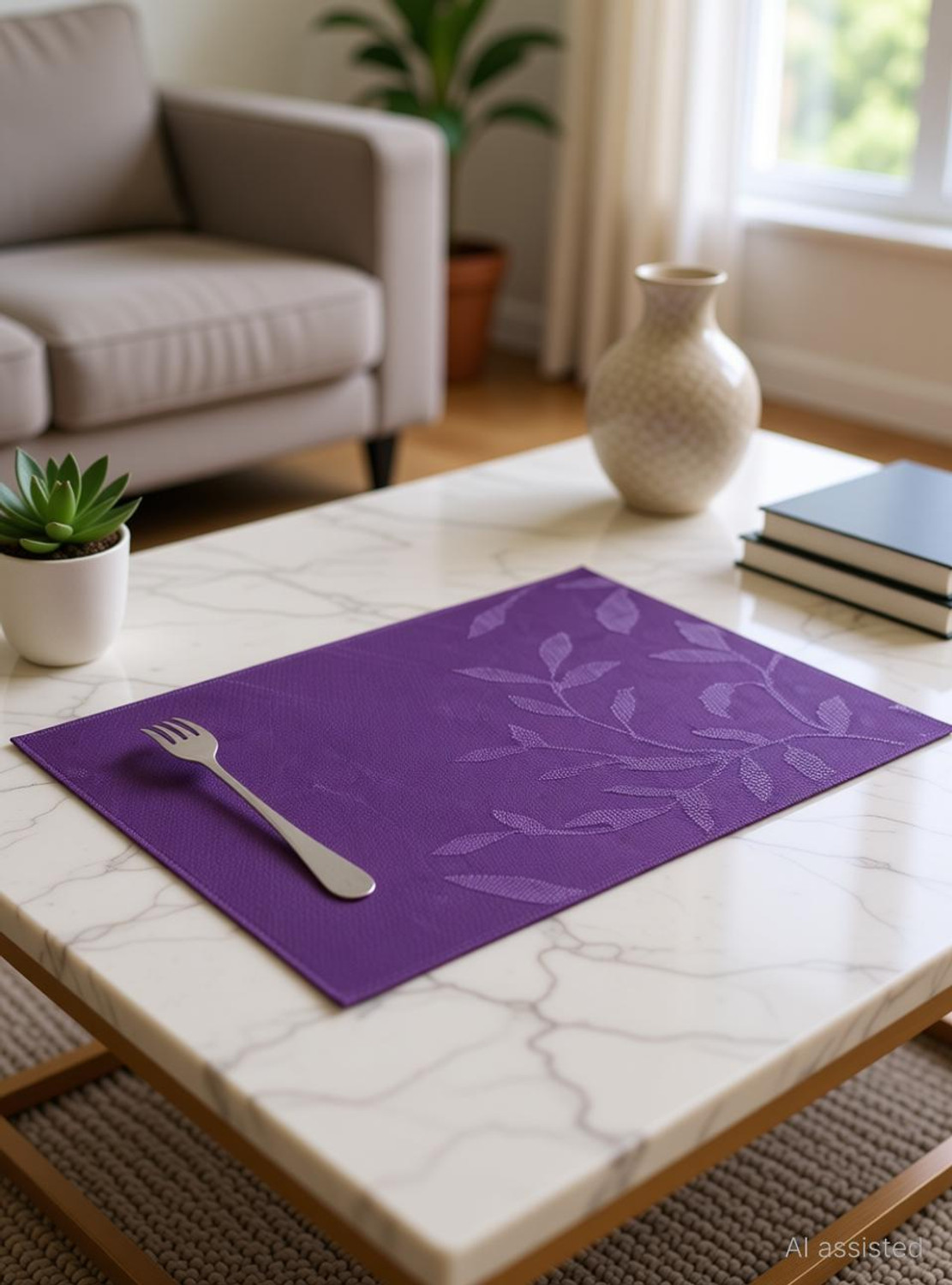 Image of NoBiZ Rectangular Pack of 4 Table Placemat