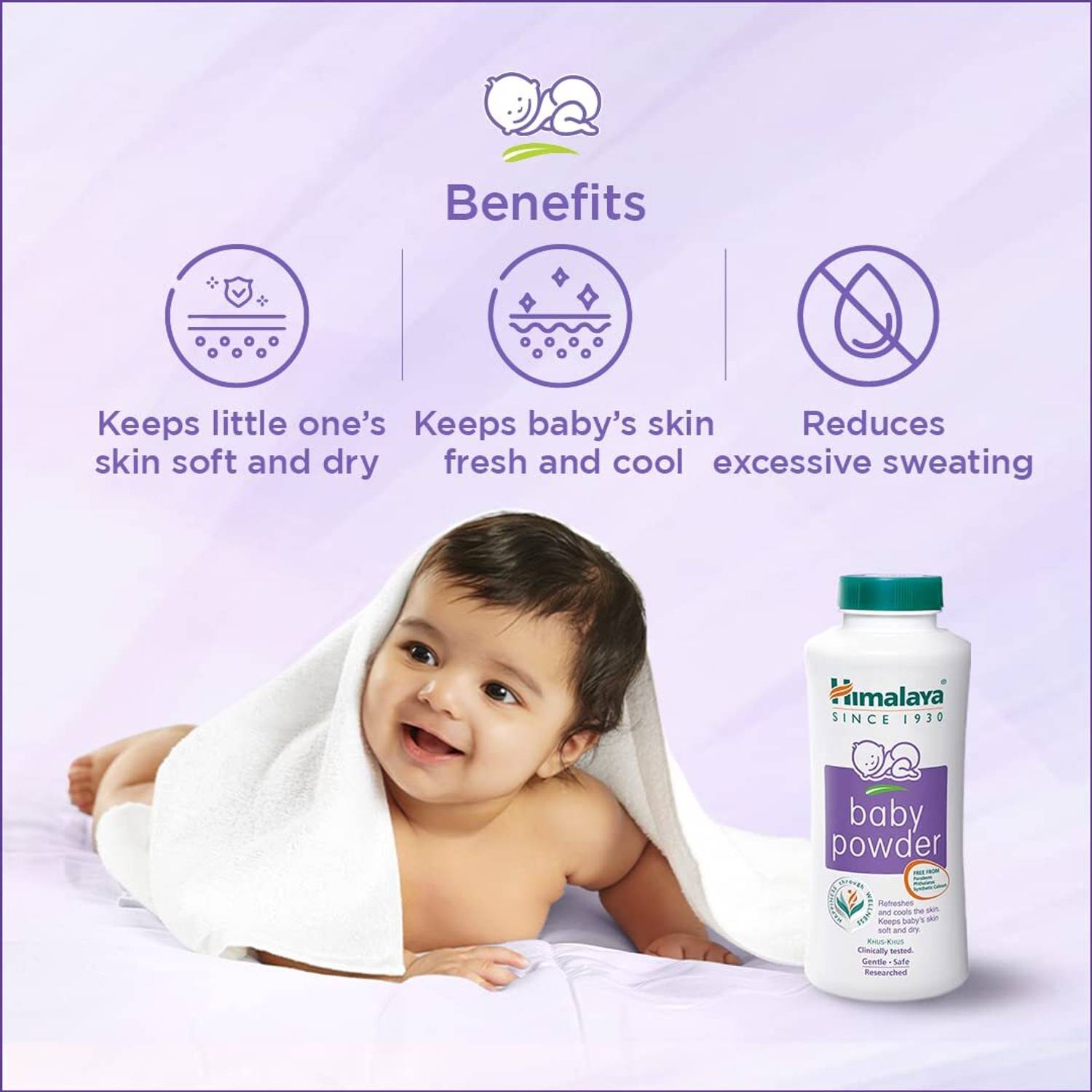 Himalaya Gentle Baby Powder 100g - Image 5