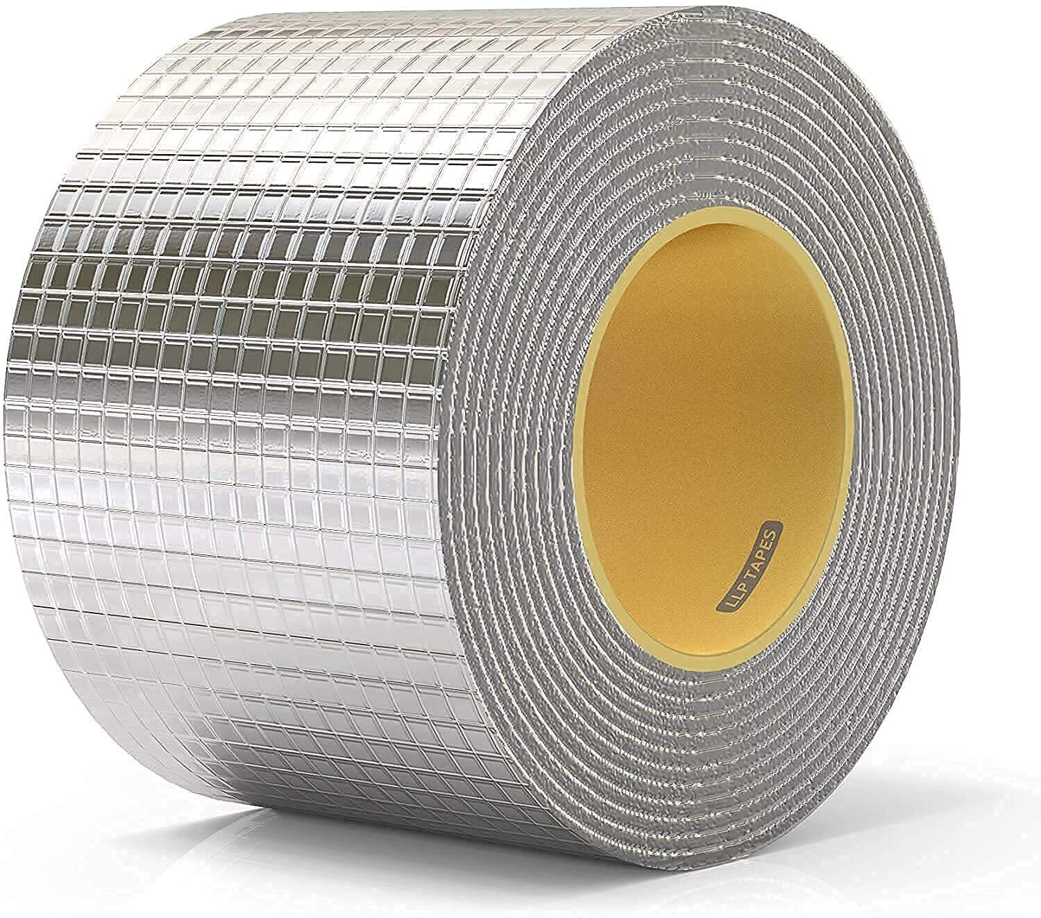 Image of Niyanta Aluminium Foil Tape Suitable for Roof Leak, surface Crack, Window Sill Gap, Boat Sealing, Tank Leak Aluminium Foil Tape (Manual)
