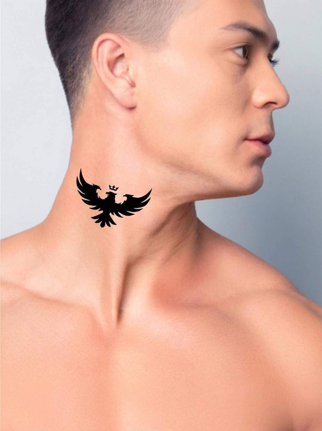 Buzzhub Lion with Fonix Lcogo Temporary Tattoo For Waterproof Tattoo For Men and Woman