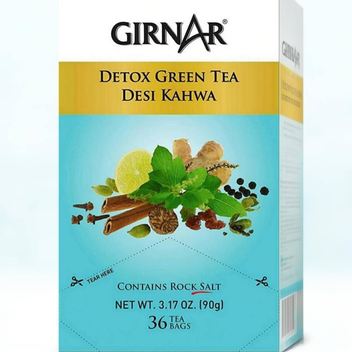 Girnar DETOX DESHI KAHWA Green Tea Bags Box