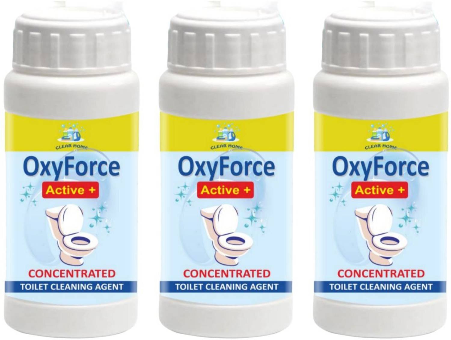 ShineBrew OxyForce Active+ Concentrated Toilet Cleaning Agent Powder Toilet Cleaner