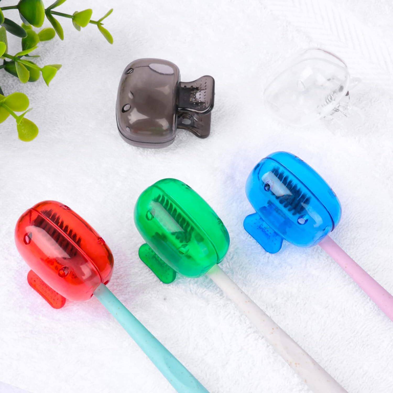 APEX HORIZONS Toothbrush Head Cover Portable Travel Camping Holder Plastic Toothbrush Holder