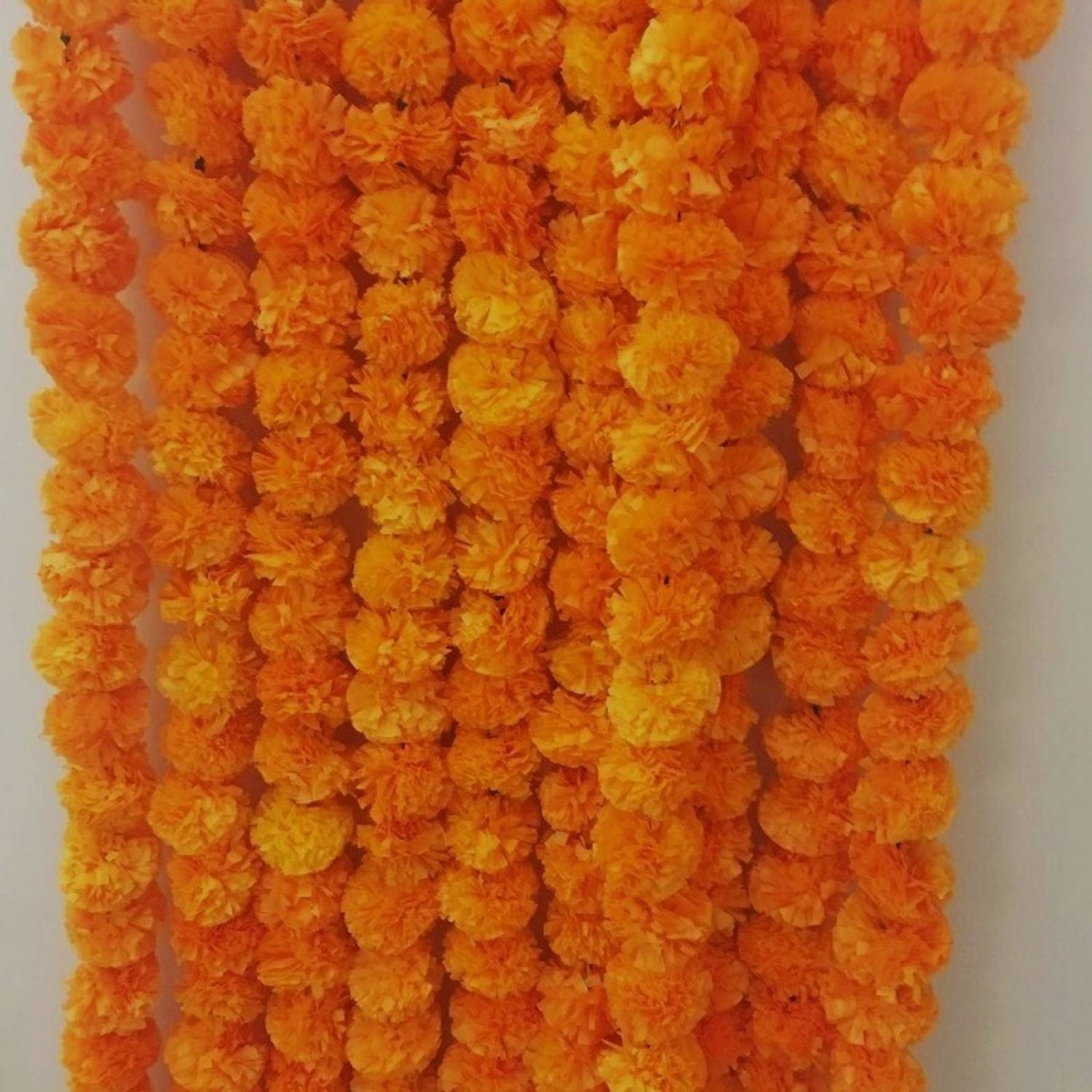 Banna Art 5 Strings Handmade Garland Gendha Phool Mala for Decoration Toran
