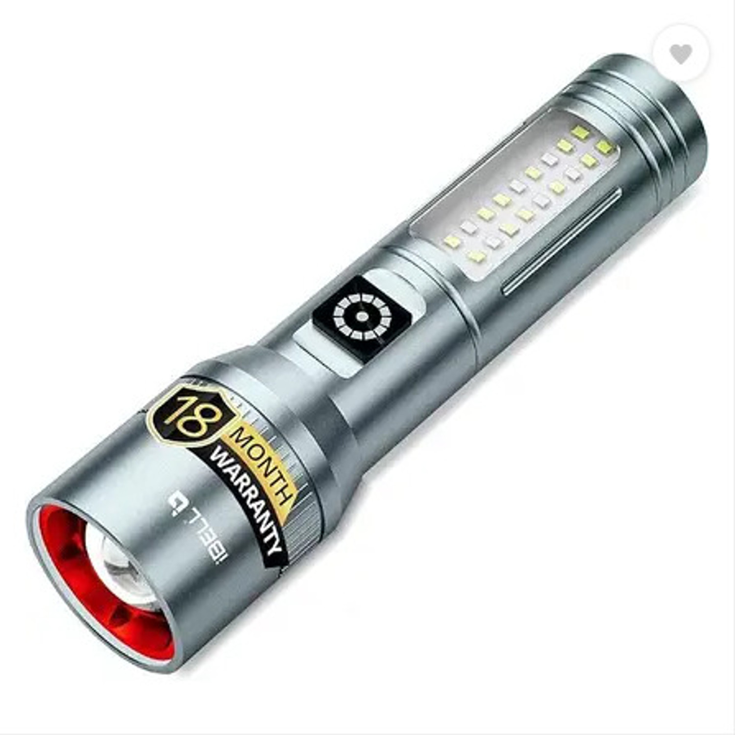 Image of FAVOURABLE M 15 Metal Led Light Long Range 1000 Meter|1 Km High Power Zoomable & Type-c Torch