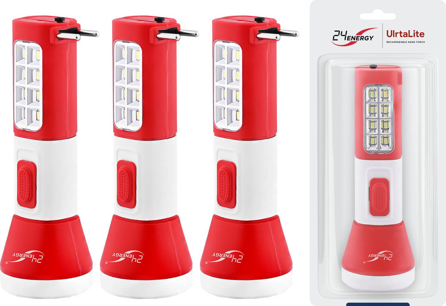 24 ENERGY Recgargeable Torch Light Torch