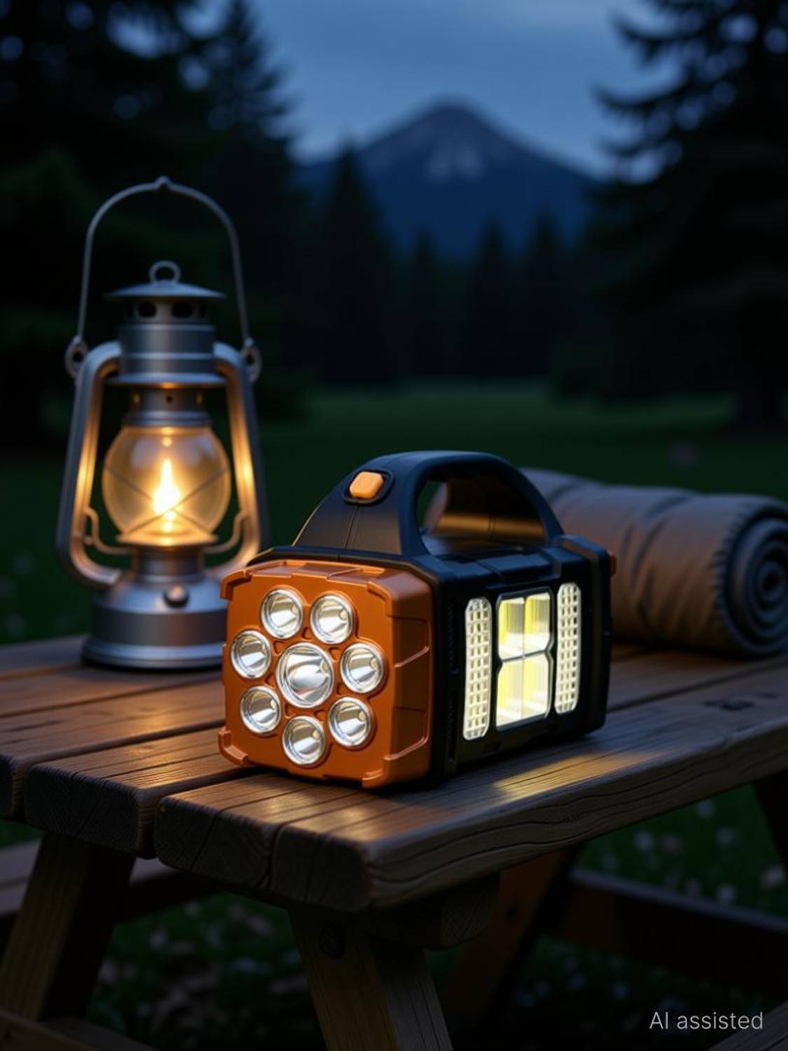 ECOSKY MULTIFUNCTION SOLAR WATERPROOF FLASHLIGHT WITH USB CHARGING,8 BULB LED & COB Torch