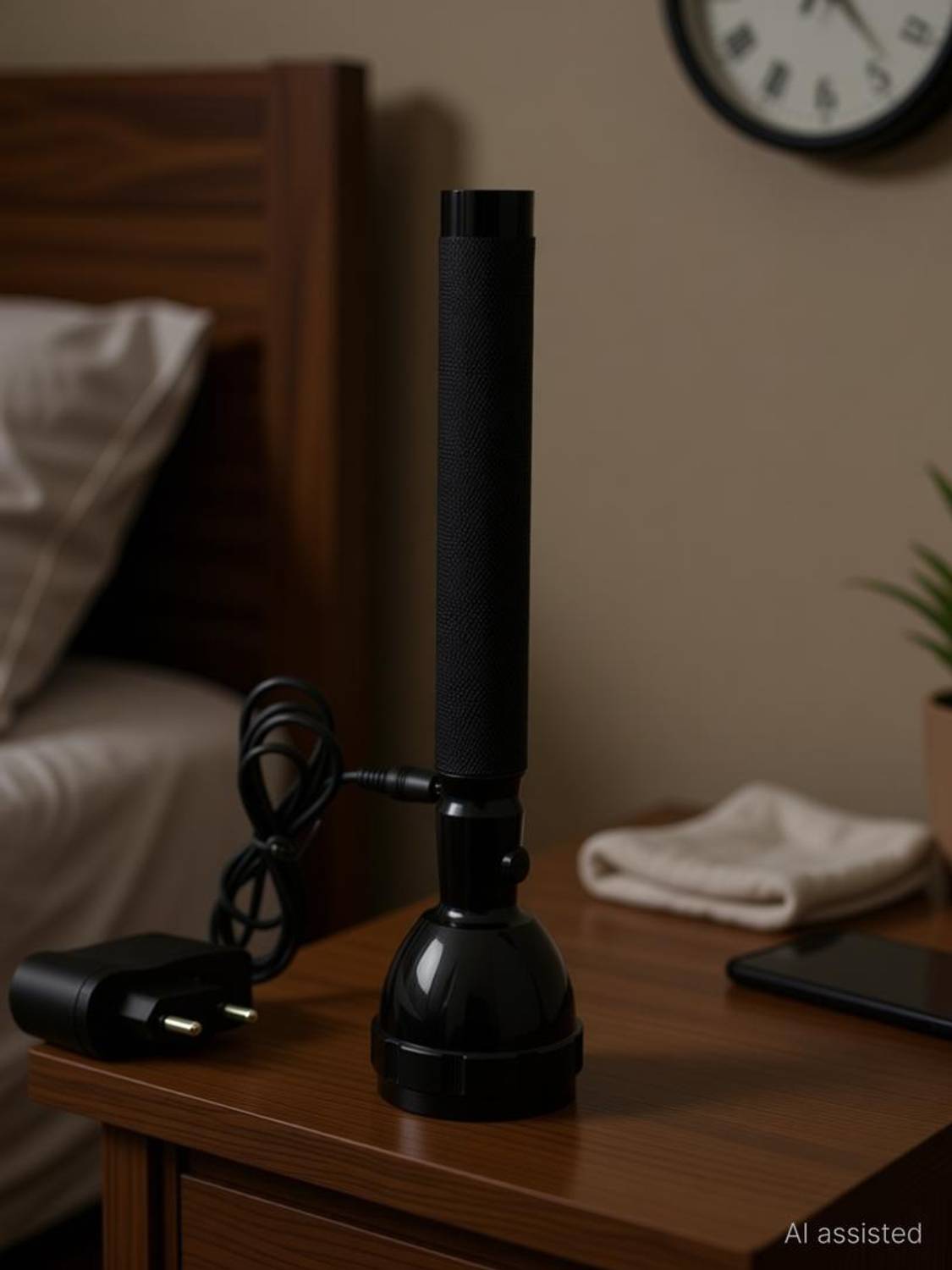 JY-SUPER Long lasting Battery Backup with COB LED 2W Strong Light with Micro Torch