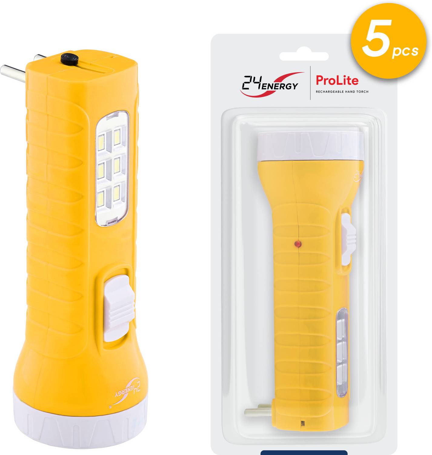 24 ENERGY Recgargeable Torch Light Torch