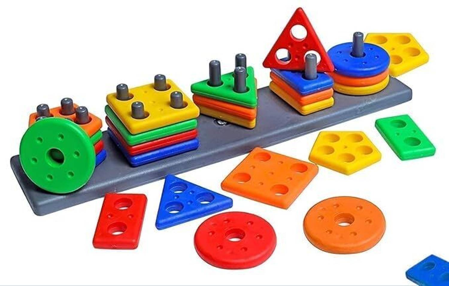 believe Angle Geometric Blocks, Sorting & Stacking Educational Toy for Toddlers and Kids
