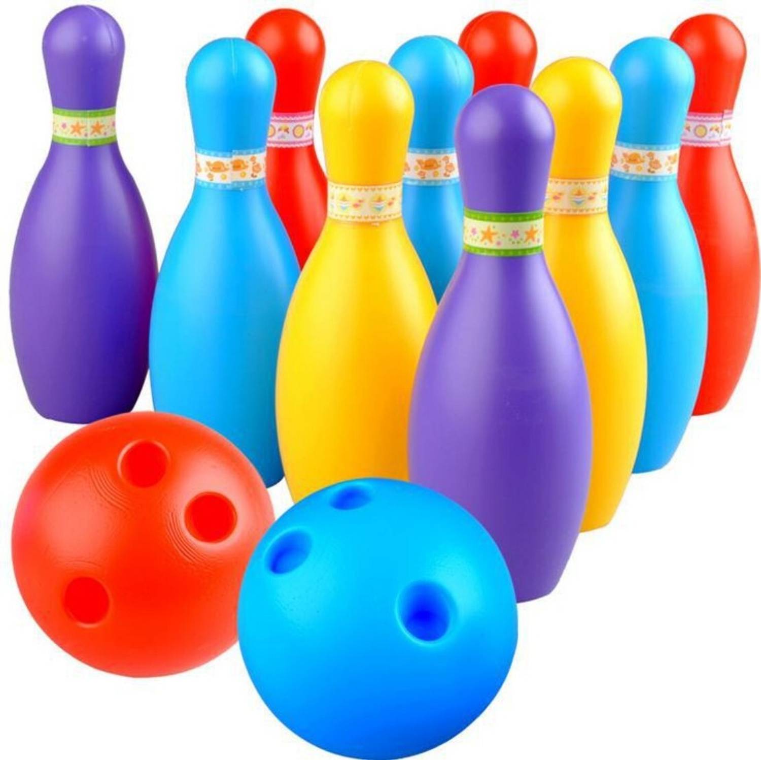 BKDT Marketing Bowling Toy Set with 10 Bottles and 2 Balls Bowling Game set for Kids (Toy Set) Bowling