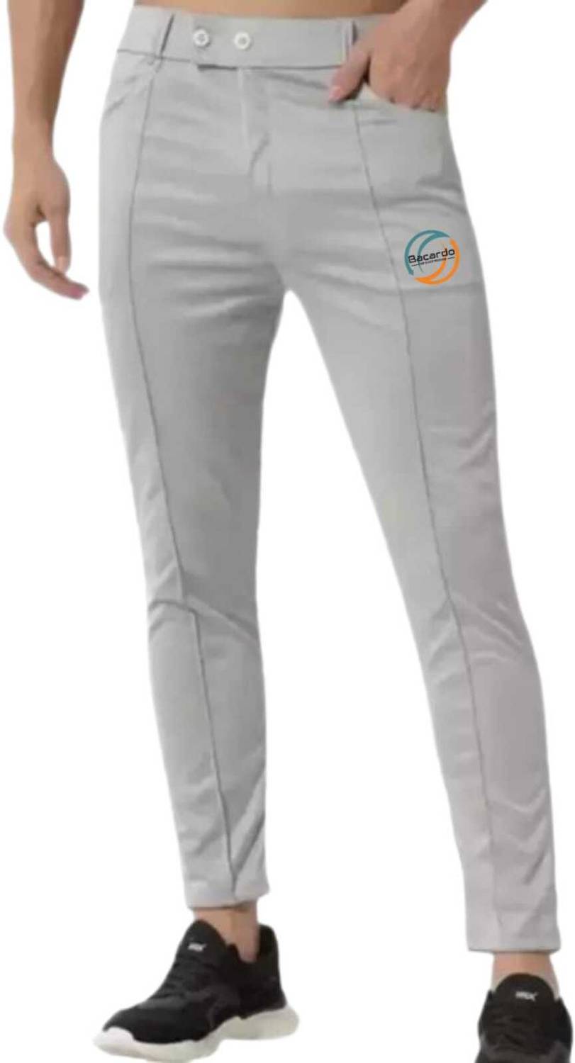 Arihant Shope Solid Men Grey Track Pants