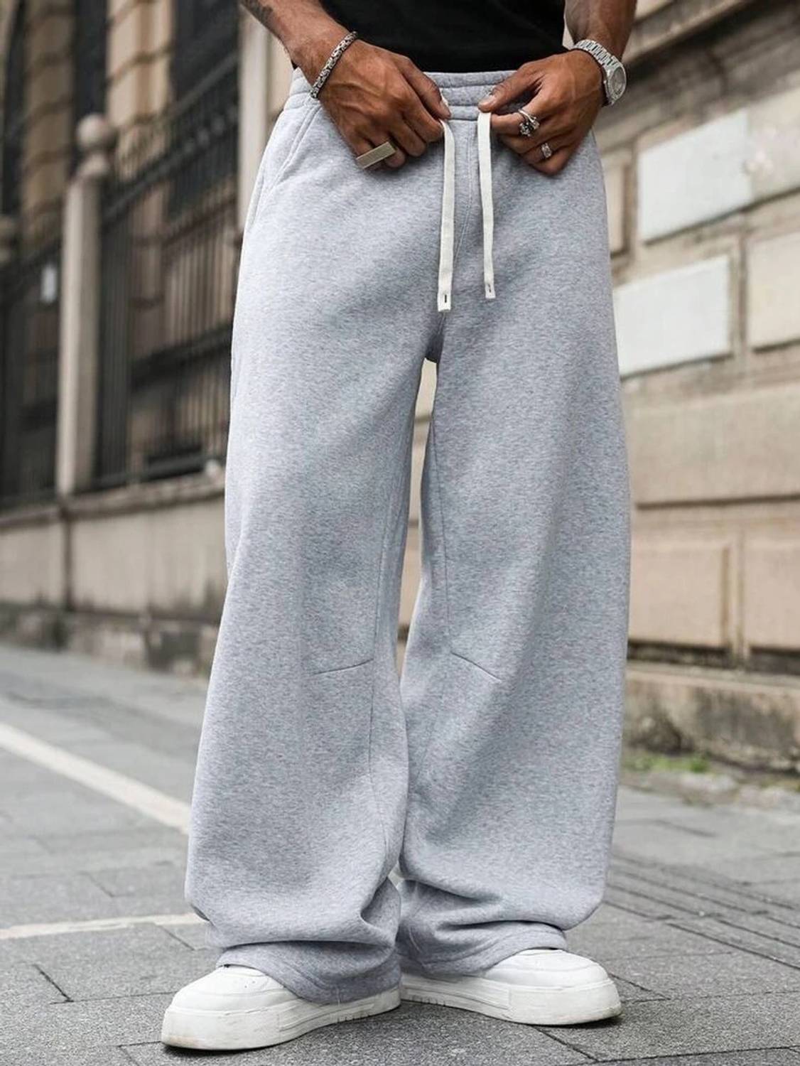Laitinen Men Grey Track Pants - Image 4