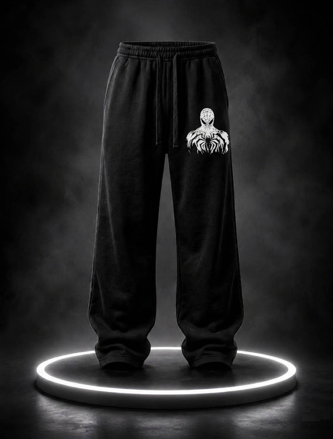 bulldozerbaba Printed Men Black Track Pants