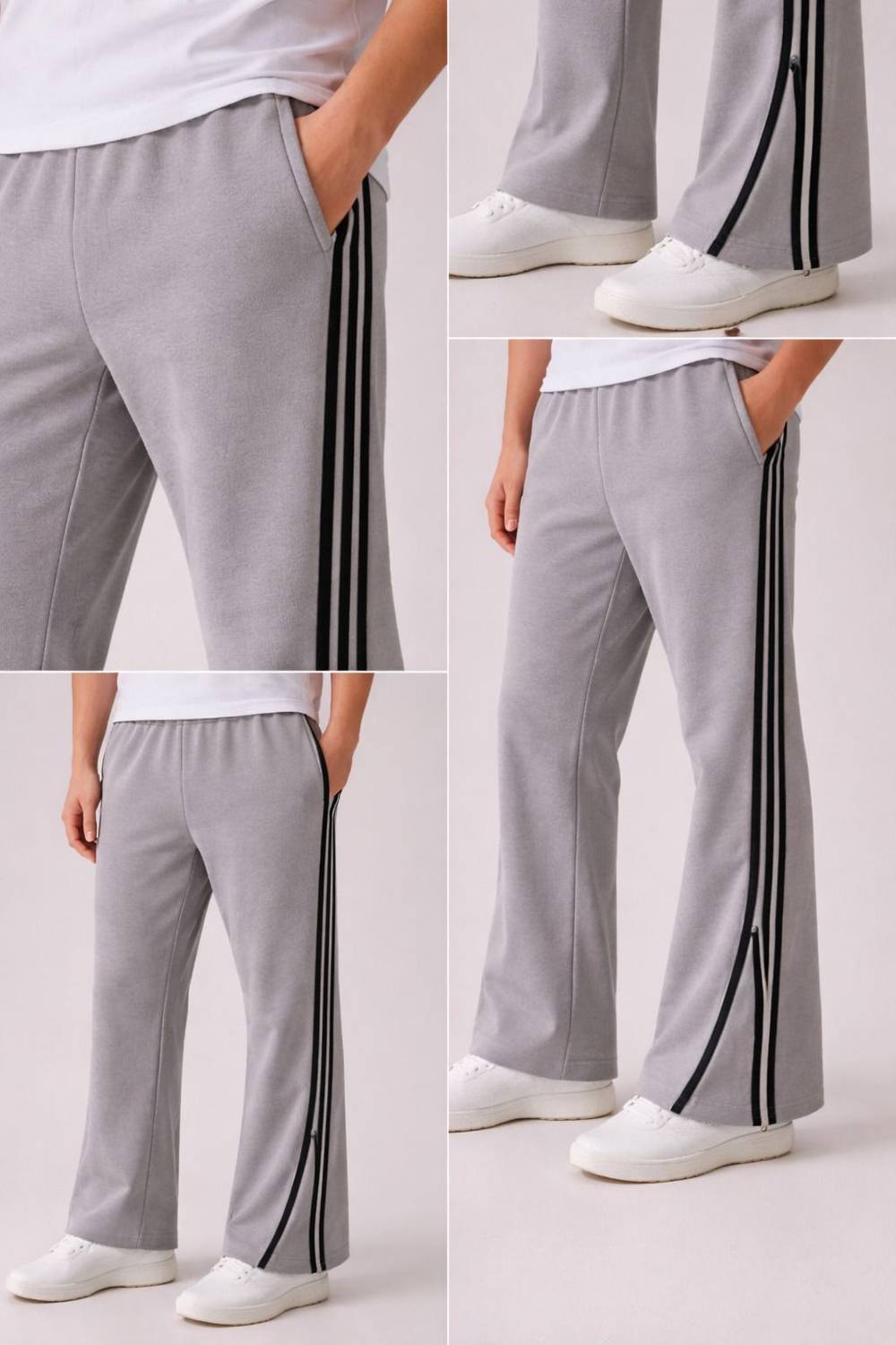 decades Men Grey Track Pants - Image 5