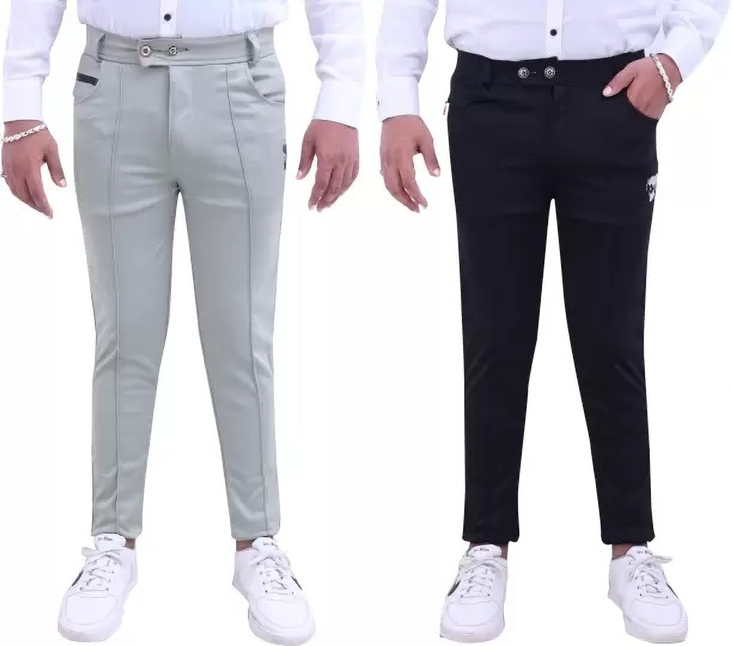 Image of Arihant Shope Solid Men Multicolor Track Pants