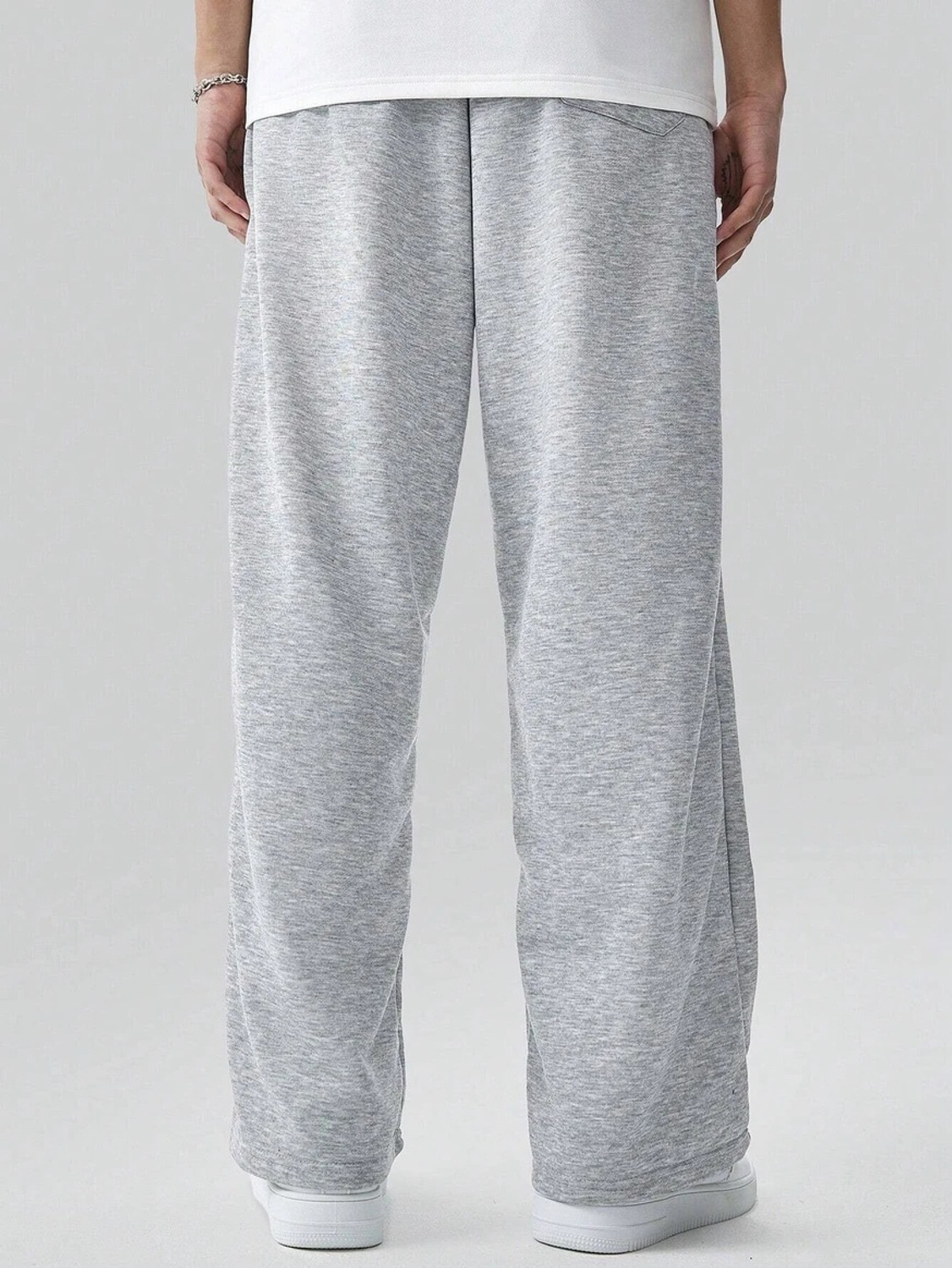 Image of bulldozerbaba Solid Men Grey Track Pants