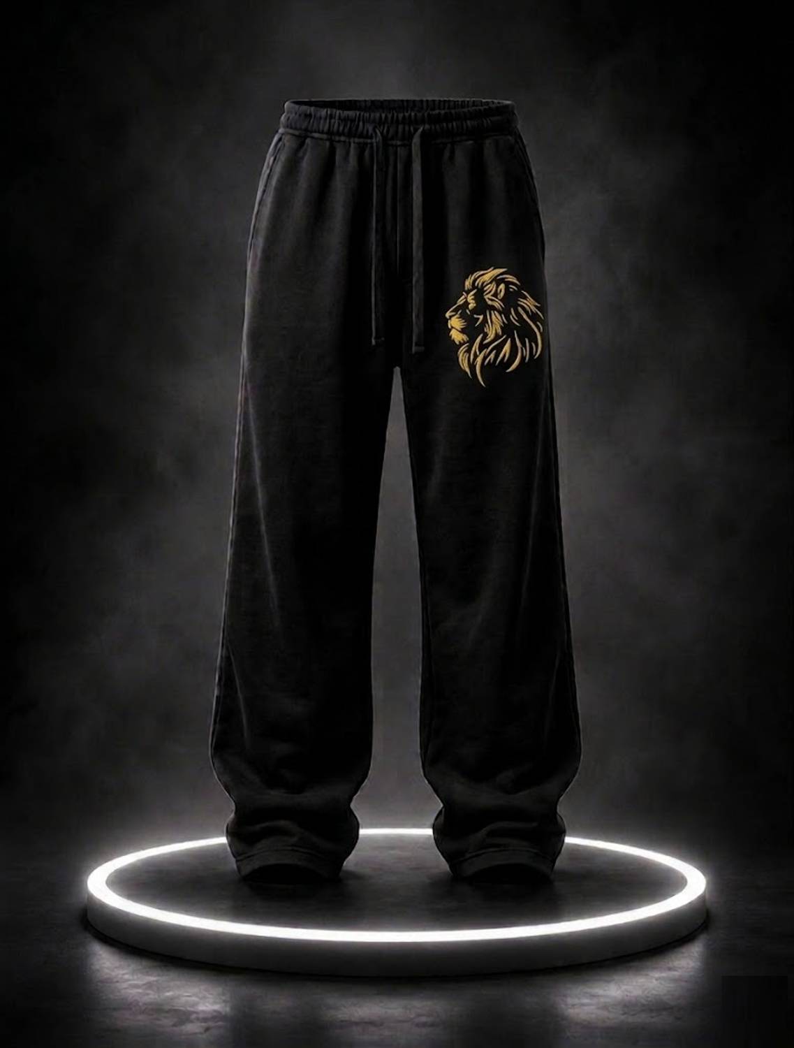bulldozerbaba Printed Men Black Track Pants