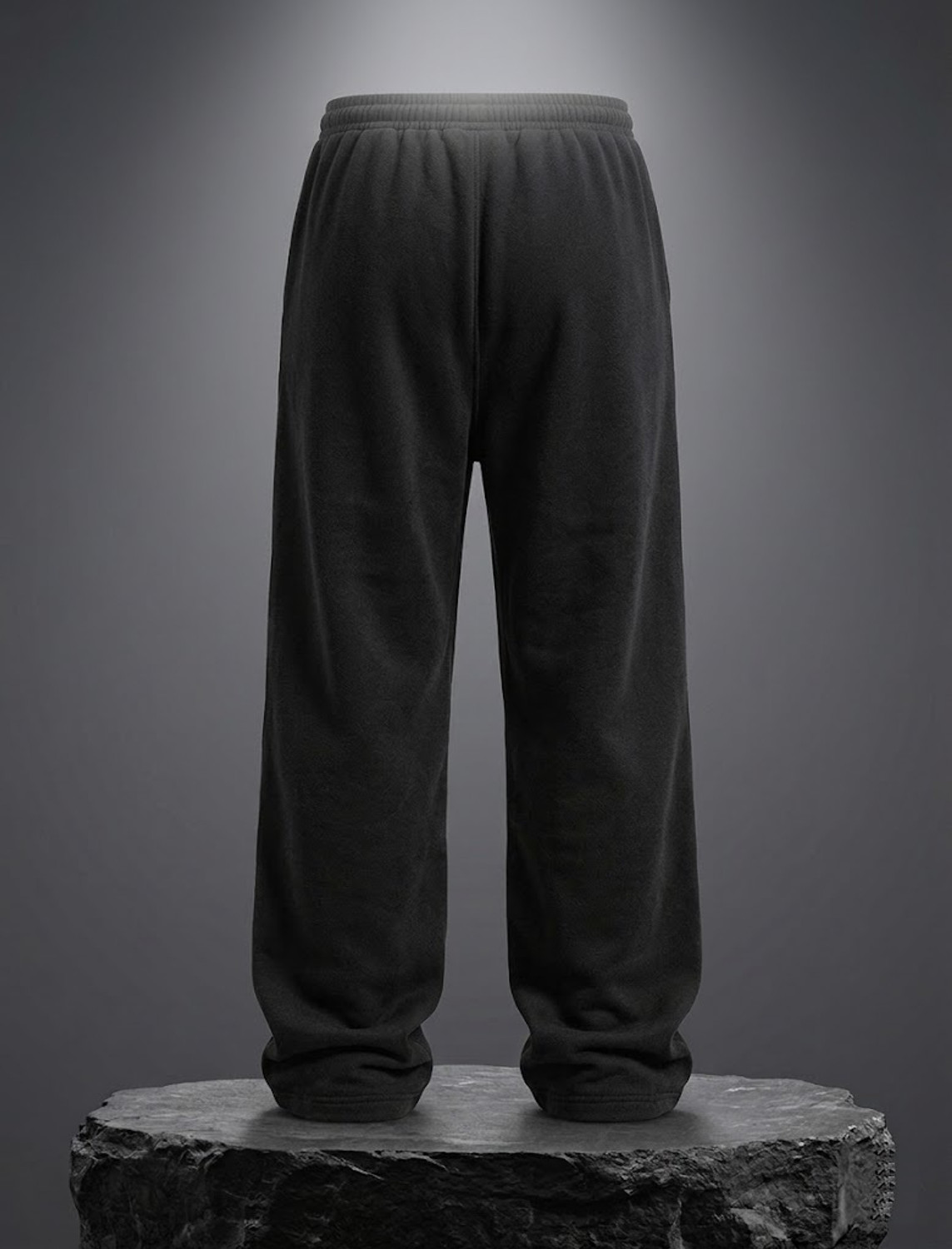 Image of Lakatos Printed Men Black Track Pants