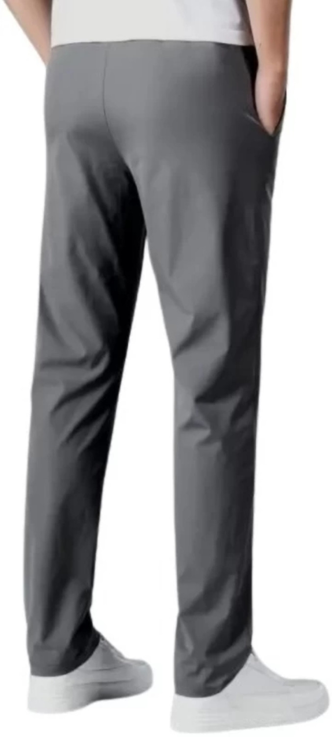 Image of METRONAUT Solid Men Grey Track Pants