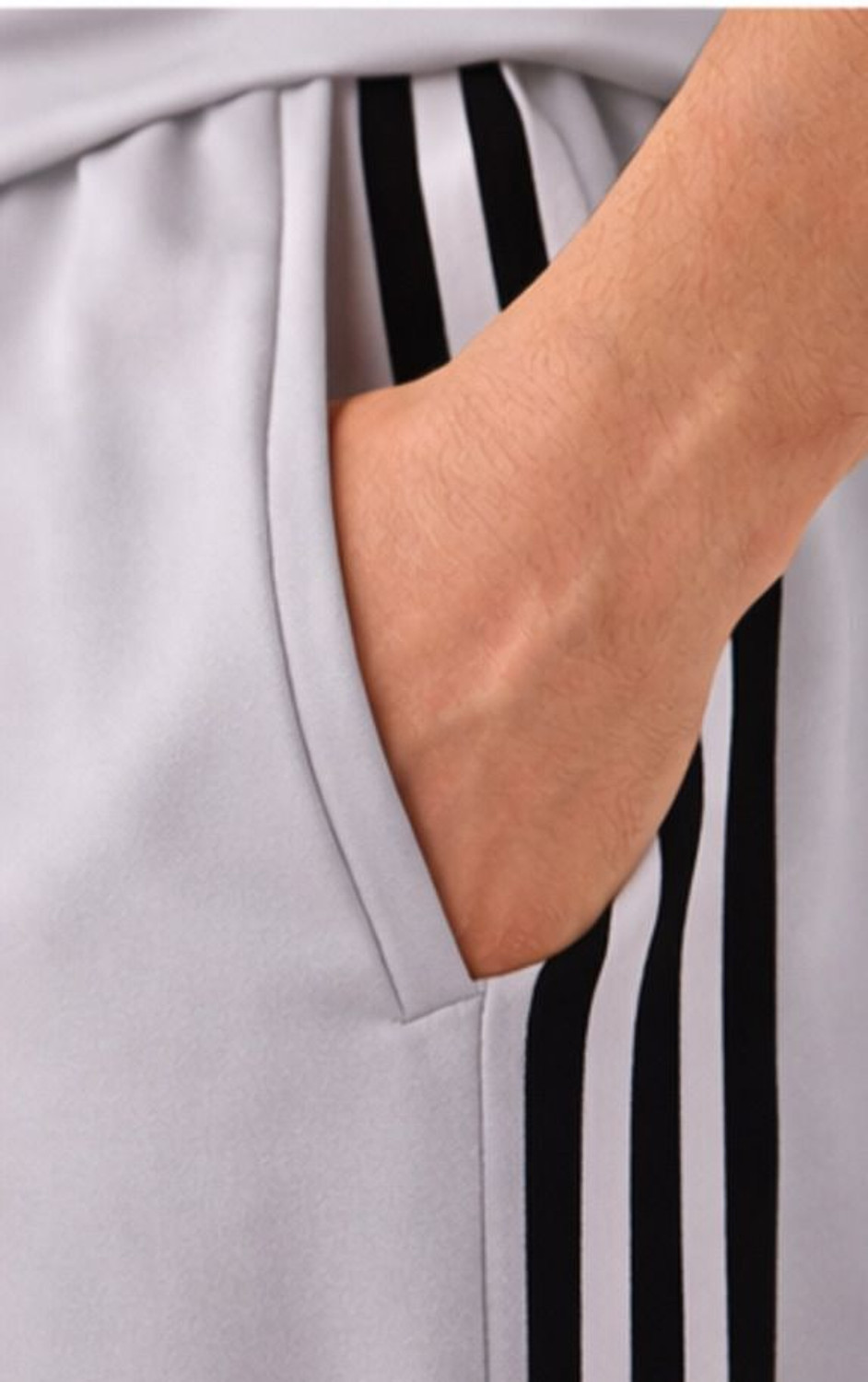 Image of Rivastra Striped Men Grey Track Pants