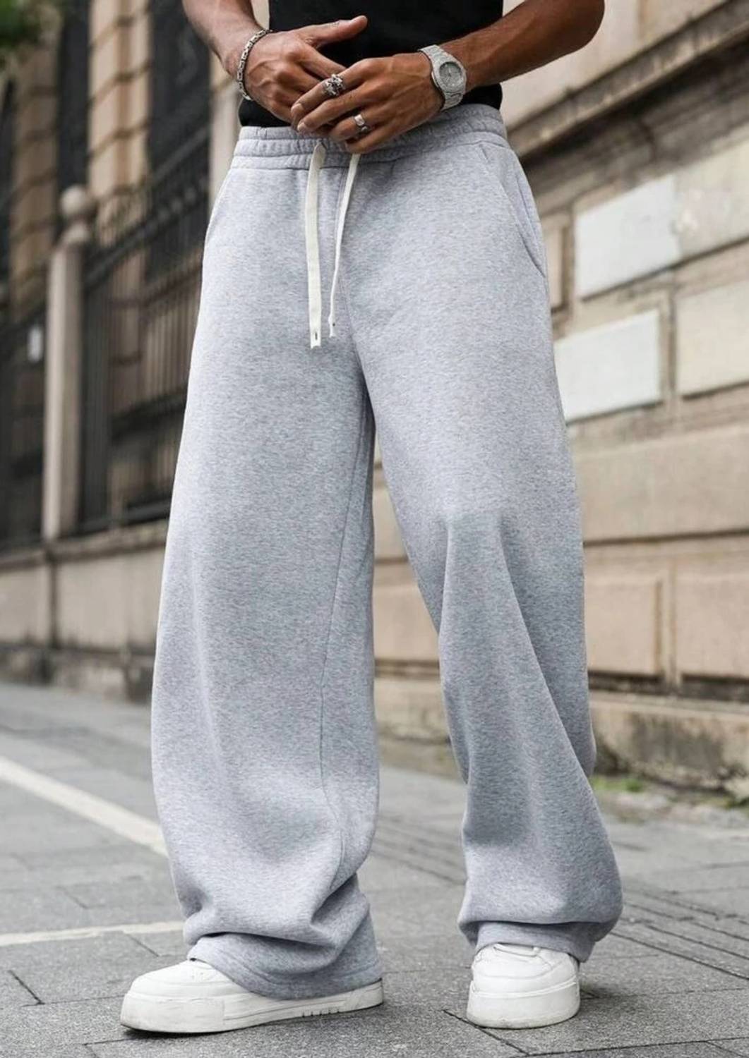 Laitinen Men Grey Track Pants - Image 2