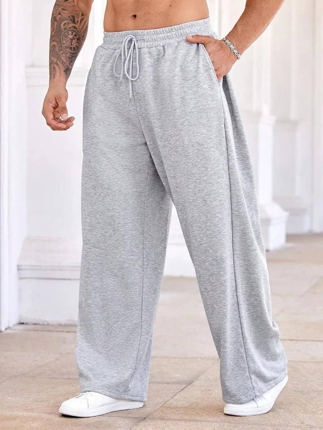 Laitinen Men Grey Track Pants - Image 2