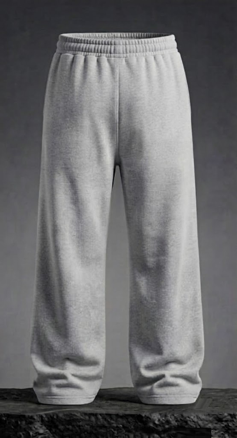 Image of Lakatos Printed Men Grey Track Pants