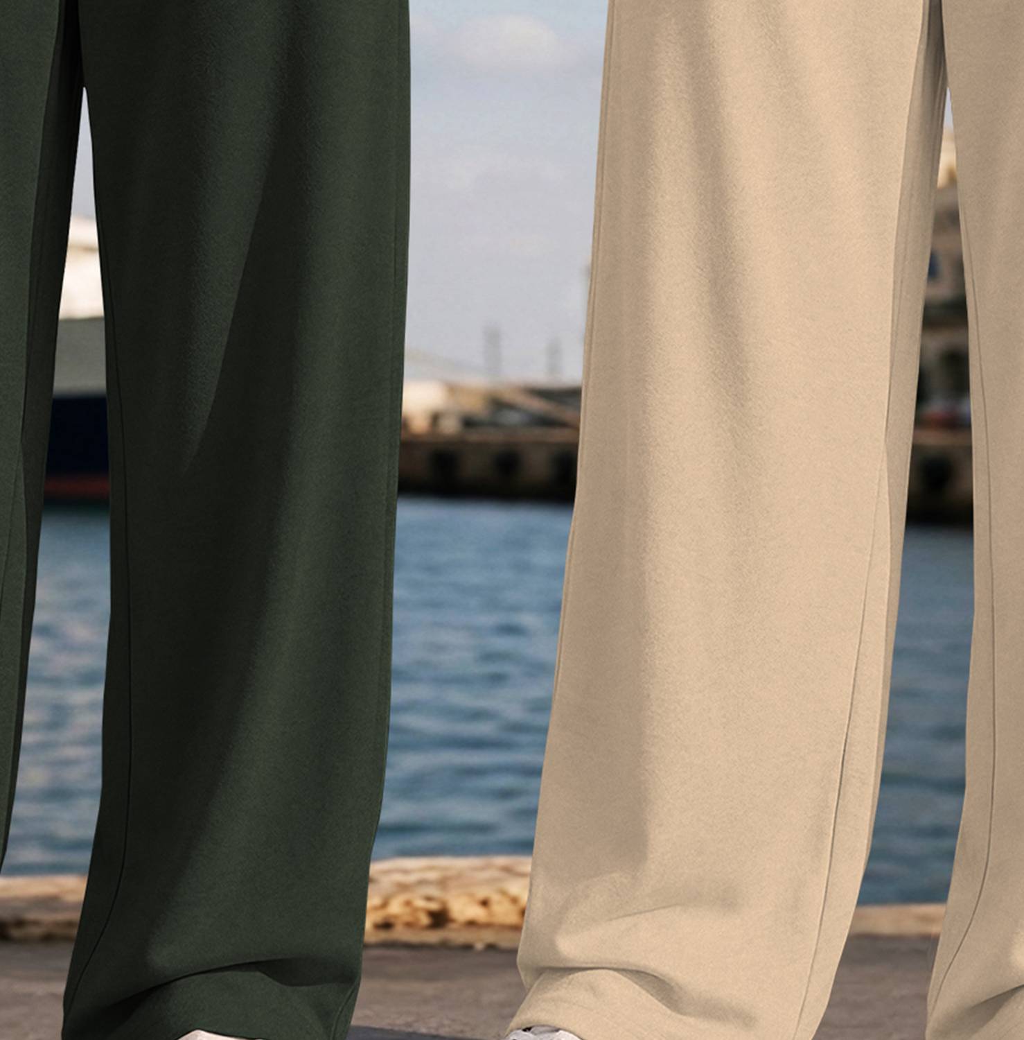 SPECTATOR Men Olive, Beige Track Pants Pack of 2 - Image 5
