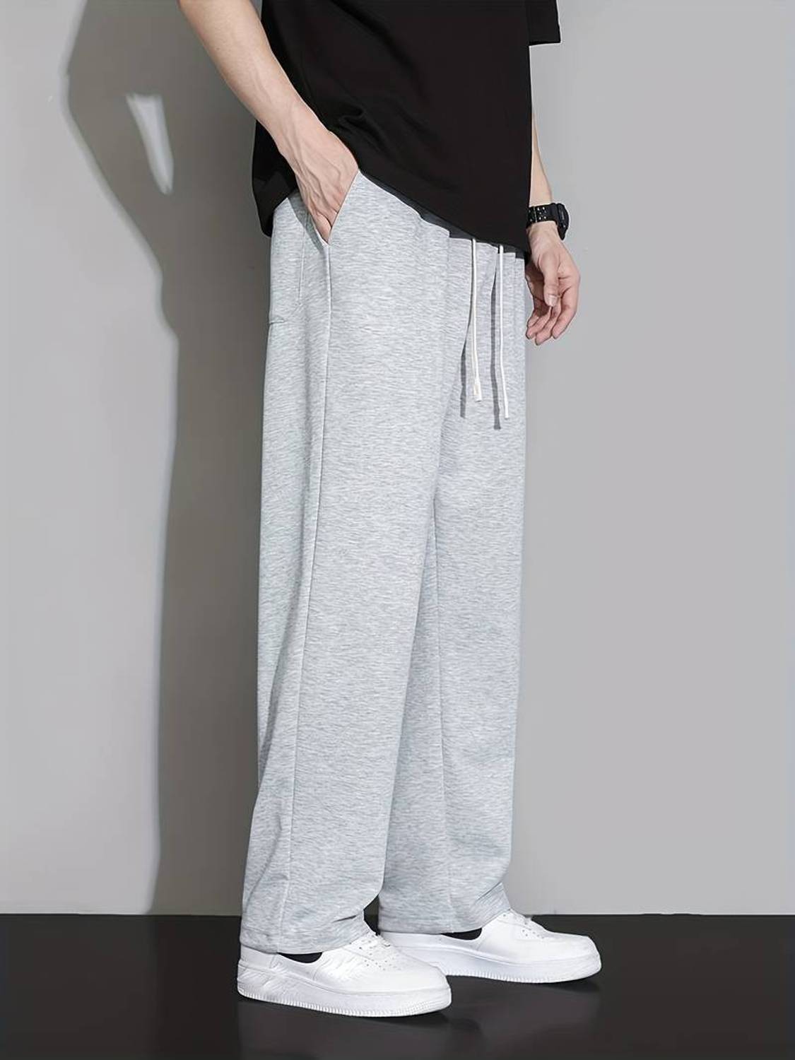 PROGENY Men Grey Track Pants - Image 1