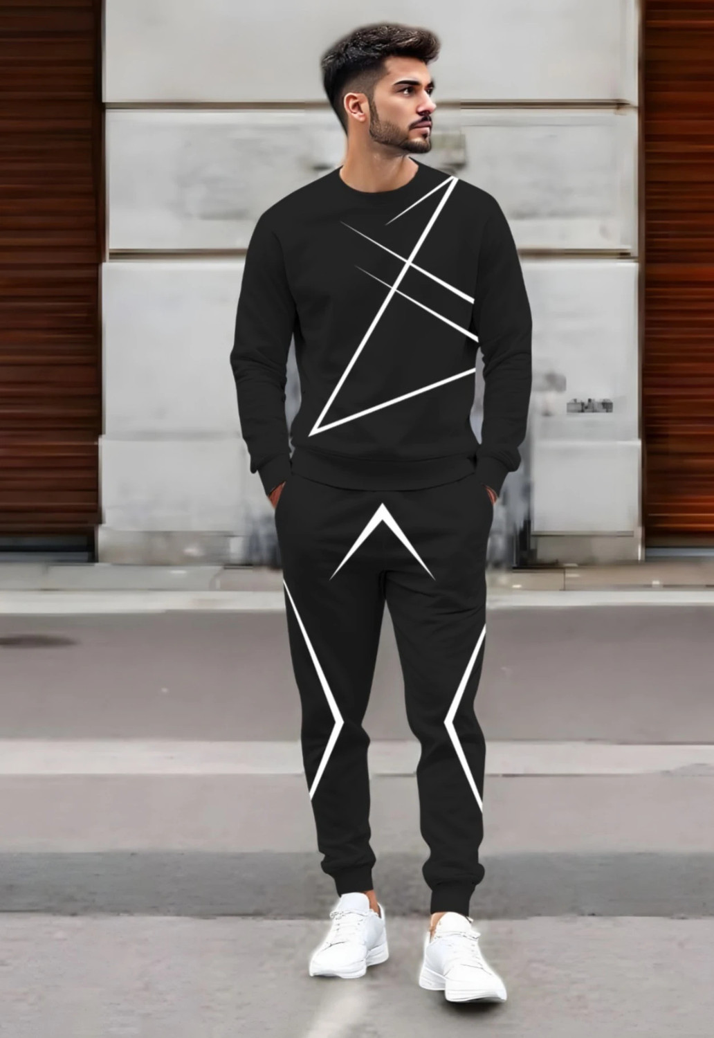 Image of Triptee Printed Men Track Suit