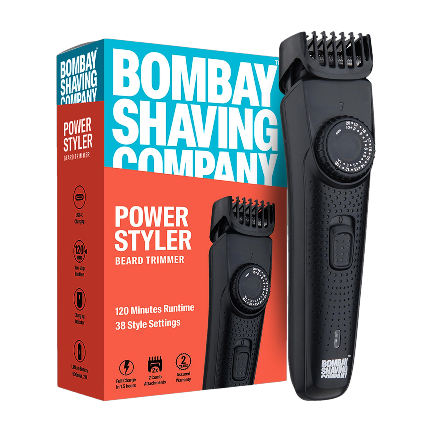 BOMBAY SHAVING COMPANY Flash Charging Men Beard Trimmer