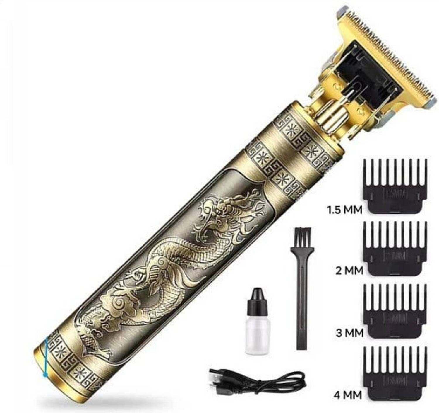 ABCD Trimmer 120 min Runtime 4 Length Settings(Gold) Trimmer 120 min Runtime 4 Length Settings