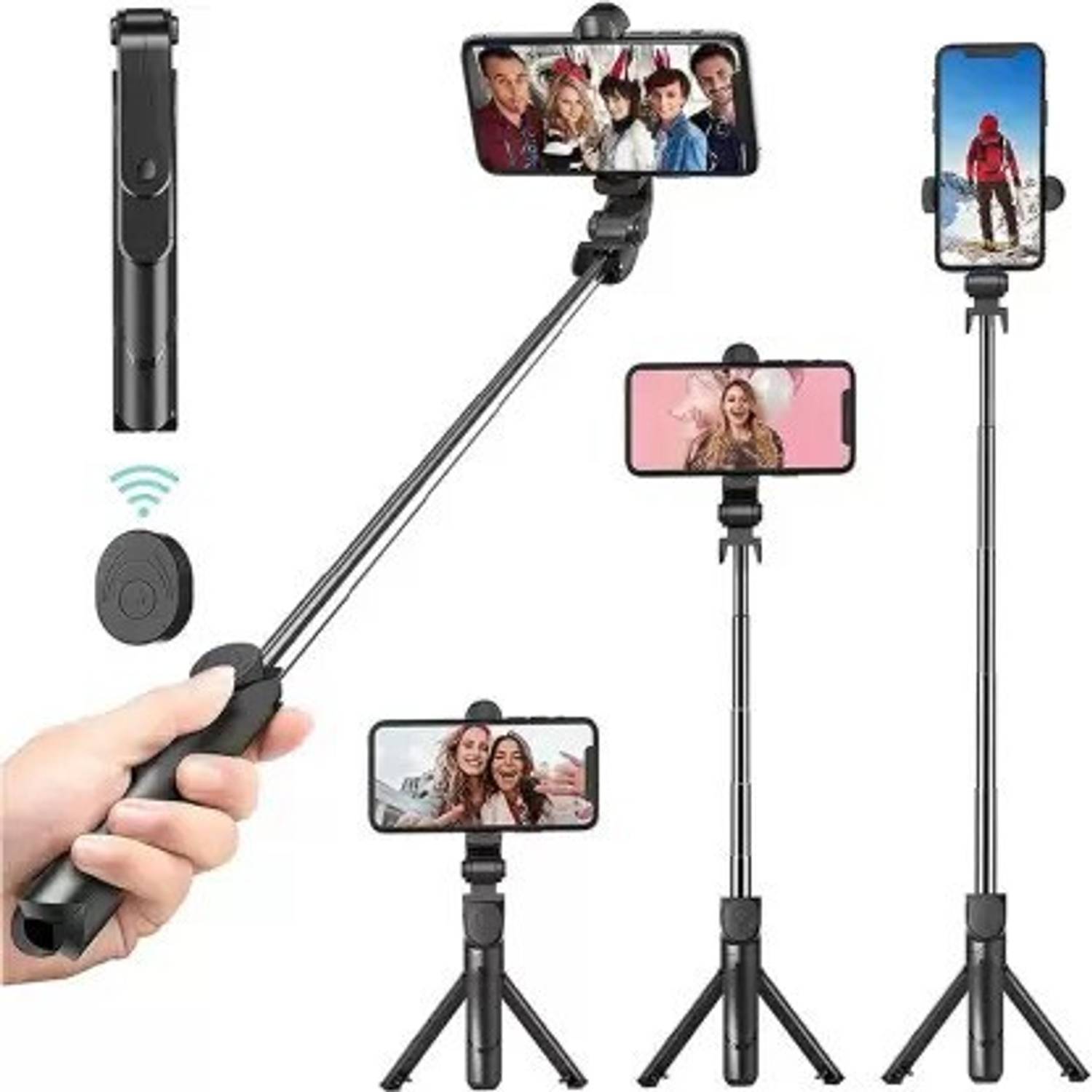 utkrist ™Best Selfie Stick Bluetooth Extendable Selfie Stick with Wireless Remote and Tripod