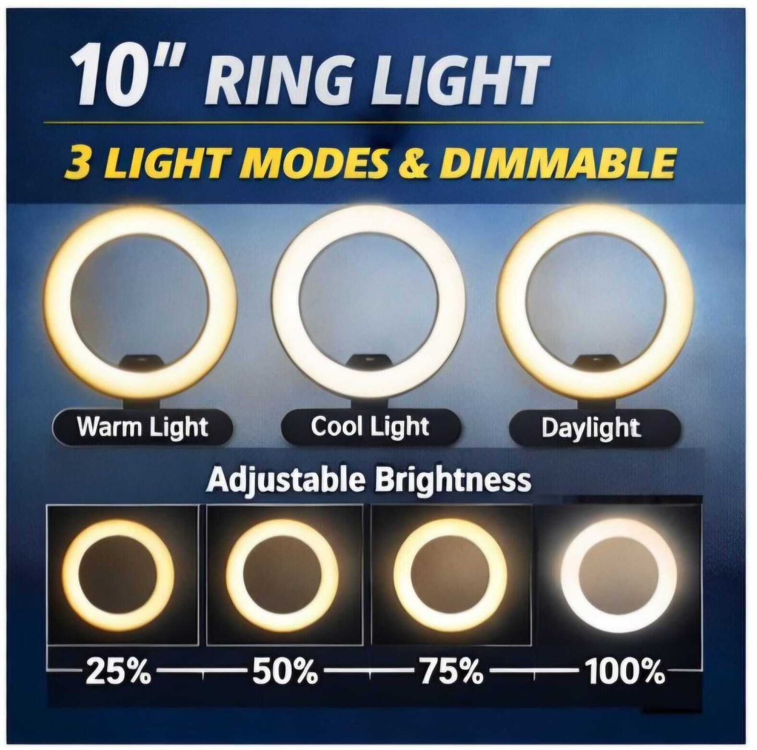 Image of airtech Ring Light 10 feet with stand Ring Flash