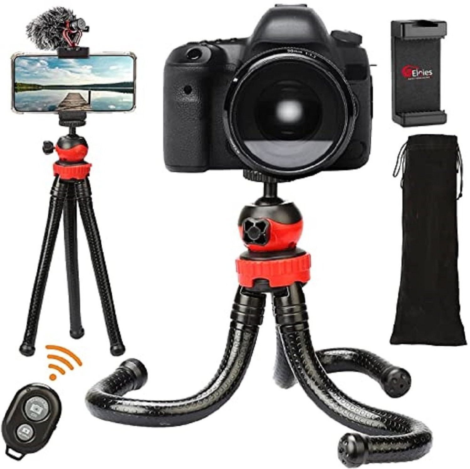 Image of IMMUTABLE Tripod Octopus PhotographY (BLACK,RED)VCL8 Tripod
