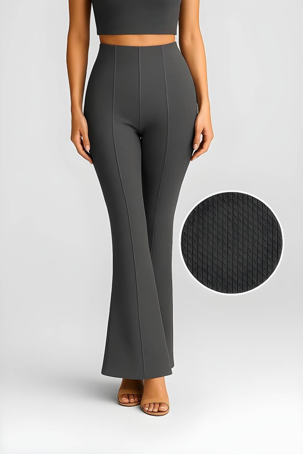 ApexDragon Comfort Fit Women Grey Trousers