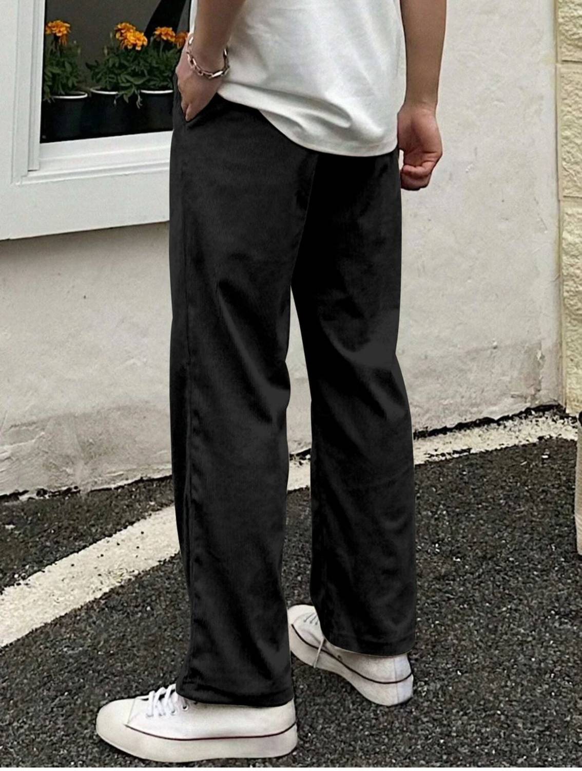 Reksans Men Black Track Pants - Image 3