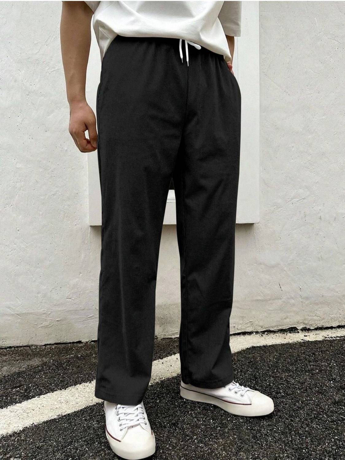 Reksans Men Black Track Pants - Image 4