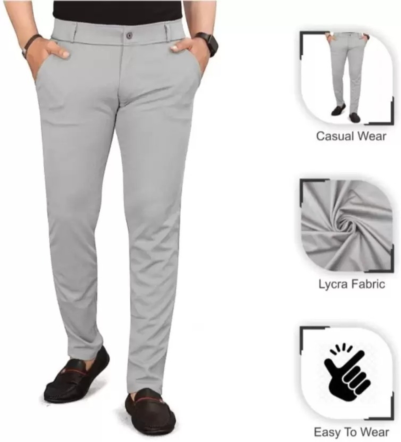 Image of Style sync Regular Fit Men Multicolor Trousers