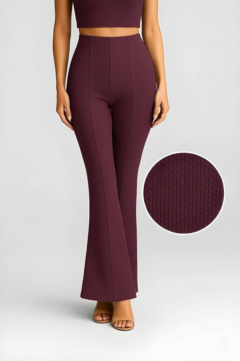 ApexDragon Comfort Fit Women Maroon Trousers