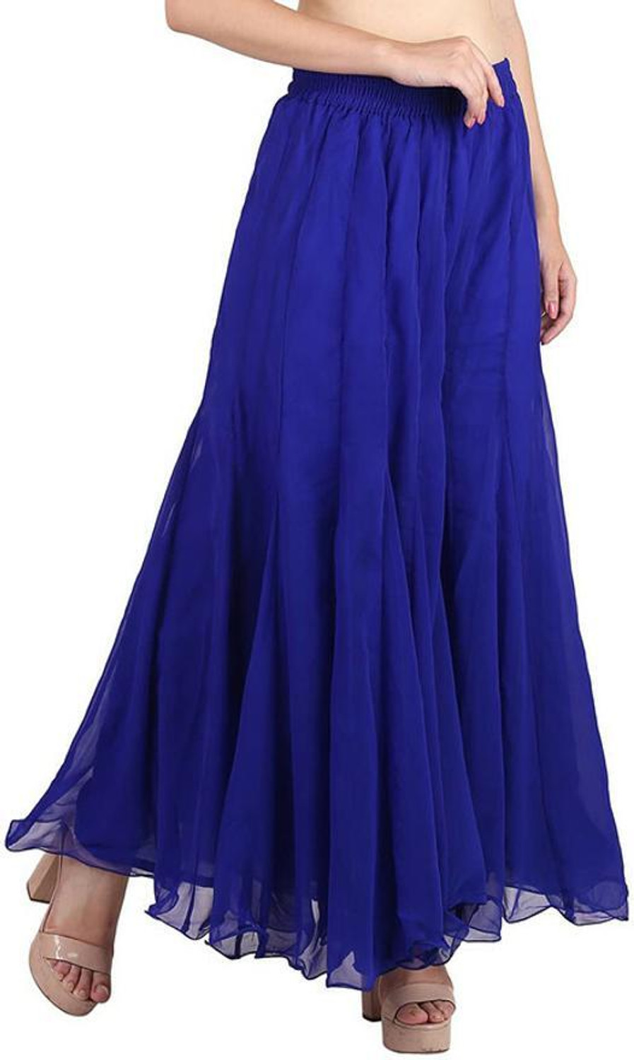 Image of Kvish Flared Women Blue Trousers