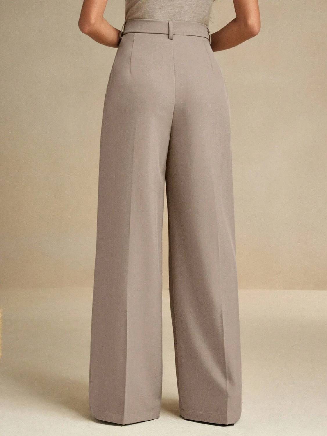 KOTTY Relaxed Women Beige Trousers - Image 2